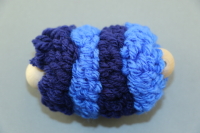 Blue Large Pull Puff 